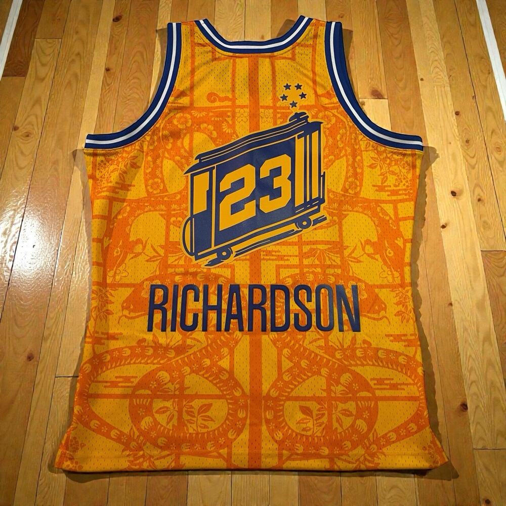 Jason Richardson #23 NBA Golden State Warriors Mitchell & Ness Swingman Jersey L
